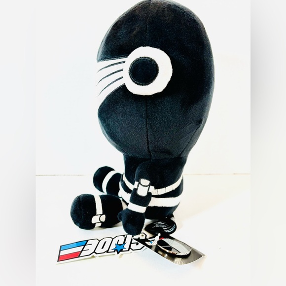 G.I. Joe Snake Eyes Plush With Enamel Pin Tags 2020 Symbiote Studios Hasbro - Picture 4 of 6